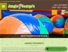 Tablet Screenshot of junglegeorges.net